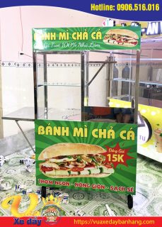 Xe bánh mì chả cá 1m3