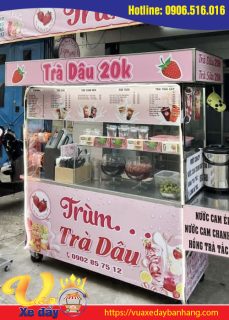 Tủ trà dâu đẹp 1m8