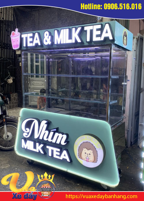 Mẫu mã xe trà sữa đa dạng