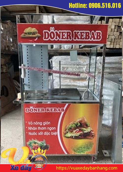 Xe bánh mì Doner Kebab kích thước đa dạng, phong phú
