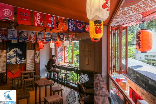 Phong cách trang trí quán cà phê nghệ thuật trà đạo Nhật Bản